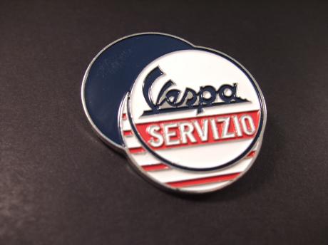 Vespa-Service (Vespa Servizio)  serviceorganisatie met werkplaatsen en winkels die met Vespa's werkten in  de jaren 1950 en 1960